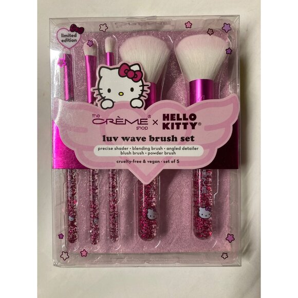 Limited Edition Hello Kitty Makeup Brush Set Lot 6 Sets New In Box - Picture 12 of 13
